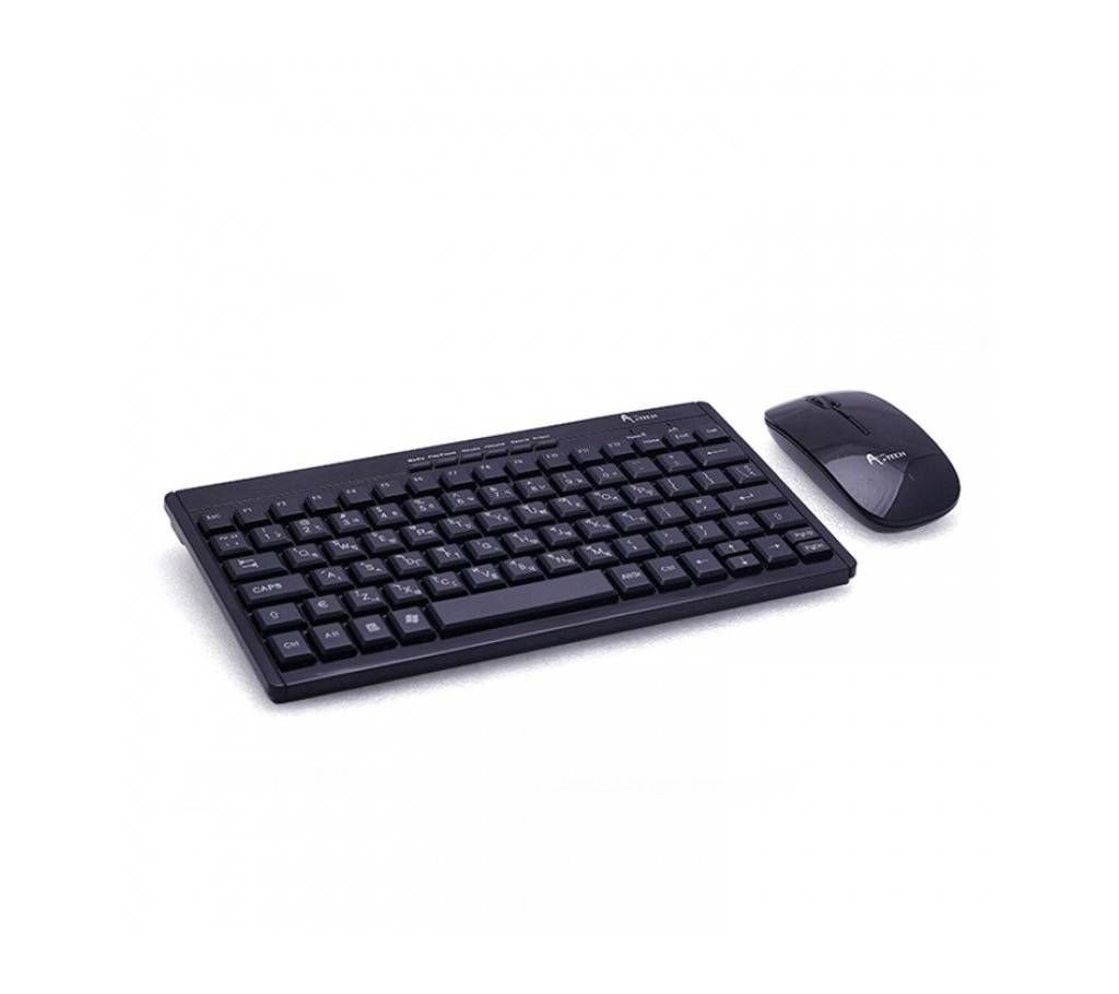 2.4GHz Mini Slim Wireless Keyboard & Mouse Combo - Black