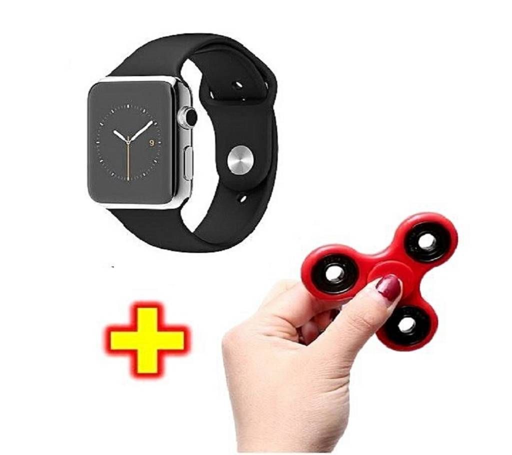 Combo Pack of Q7B Single Sim Sports Watch with Fidget Spinner