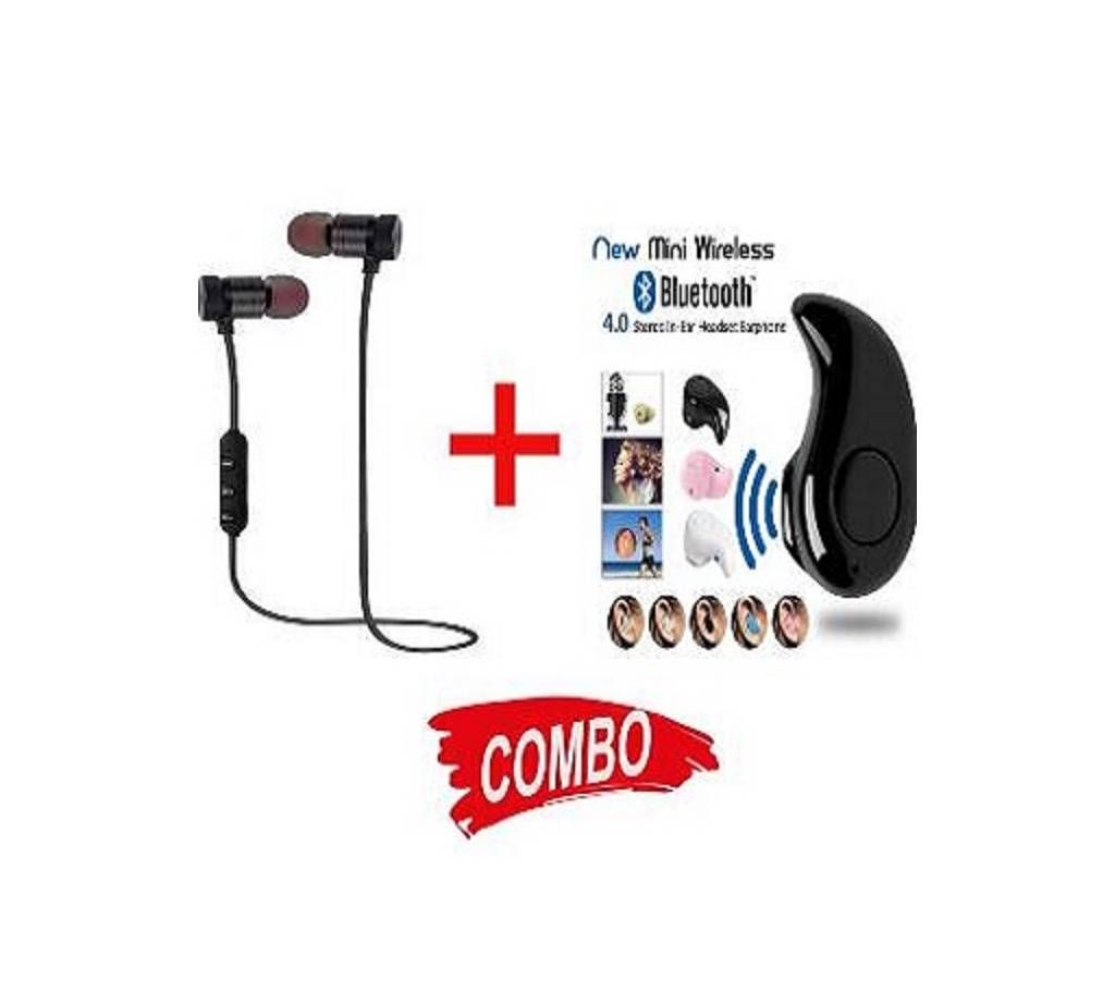 smart wireless mini bluetooth earphone and stereo bluetooth earphone combo offer