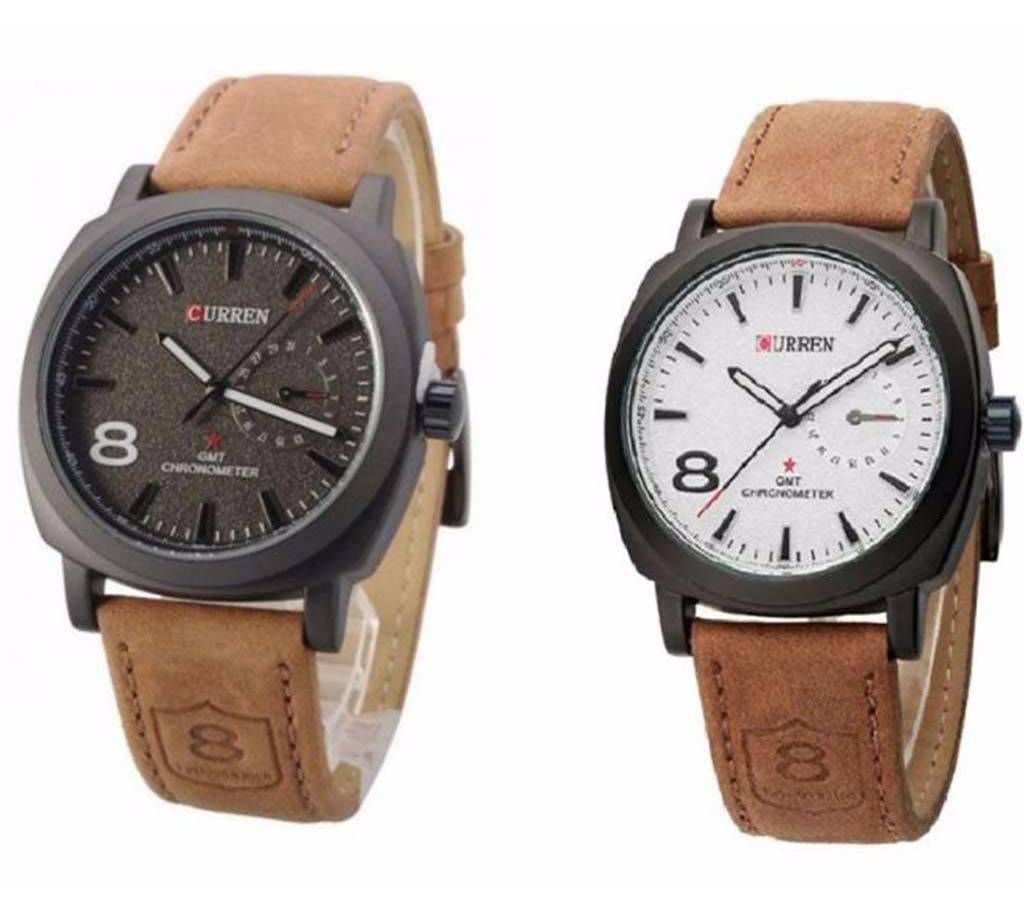 Combo of Curren Gents Watch 