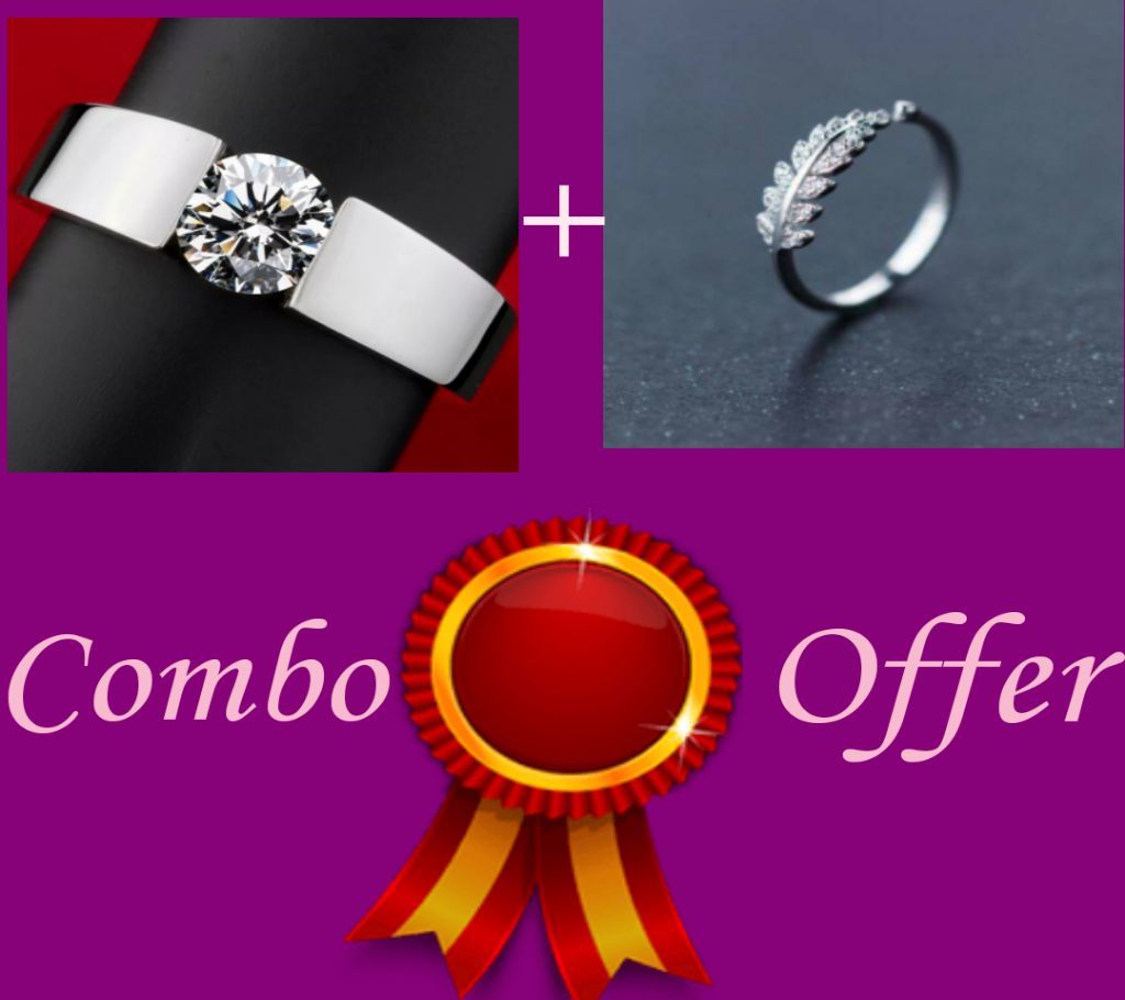 Silver Colour Ring Combo Offer