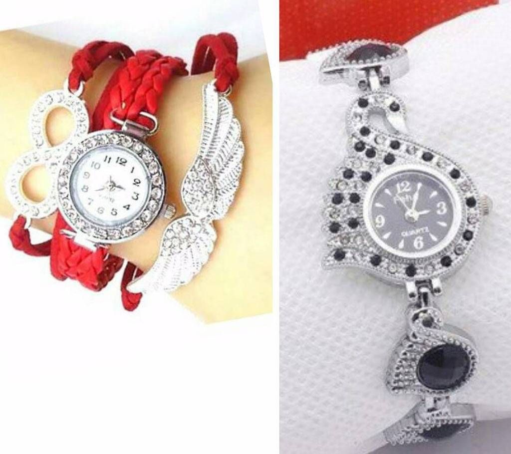 Ladies bracelet+Peacock pride ladies watch 