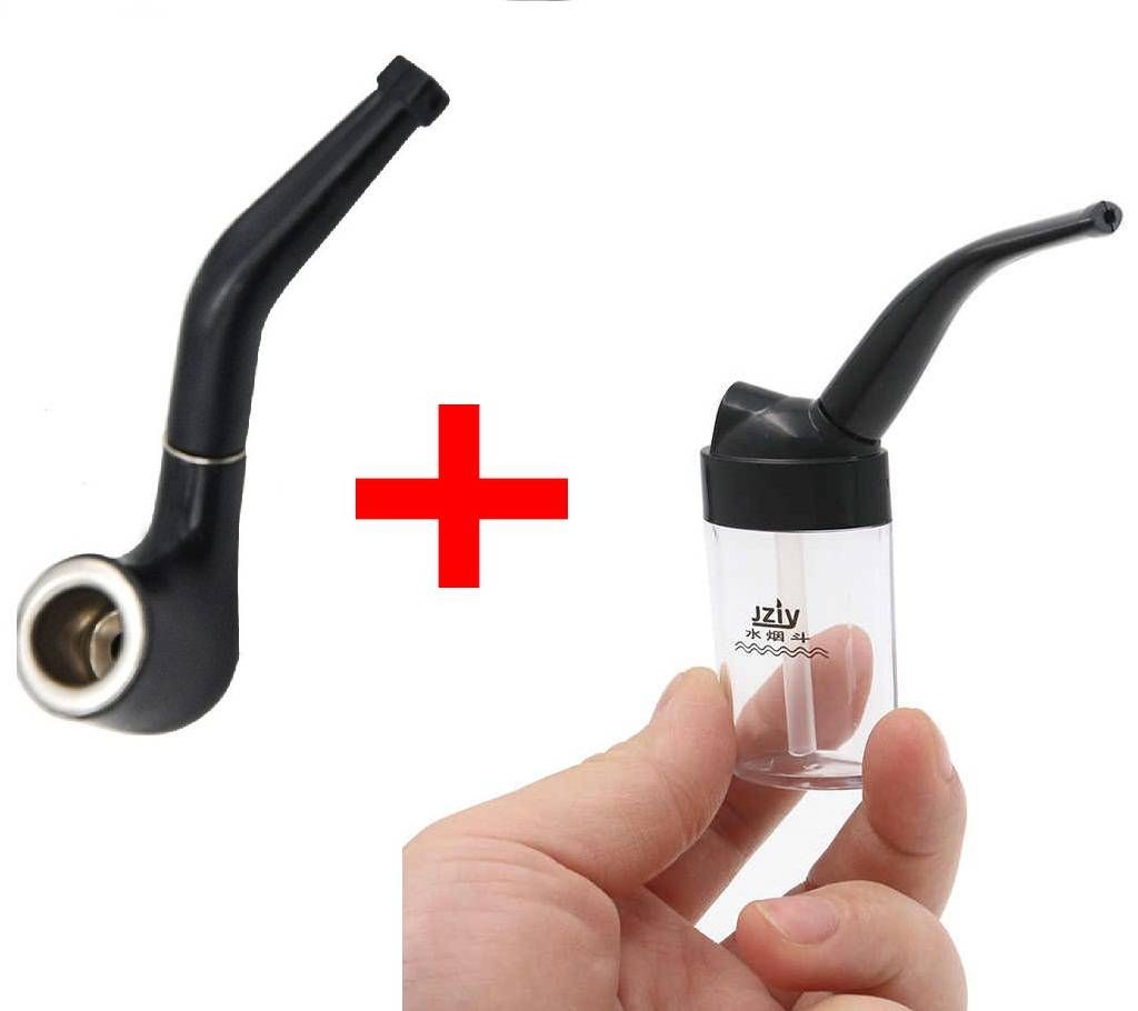 Hukkah water tobaco smoking pipe combo