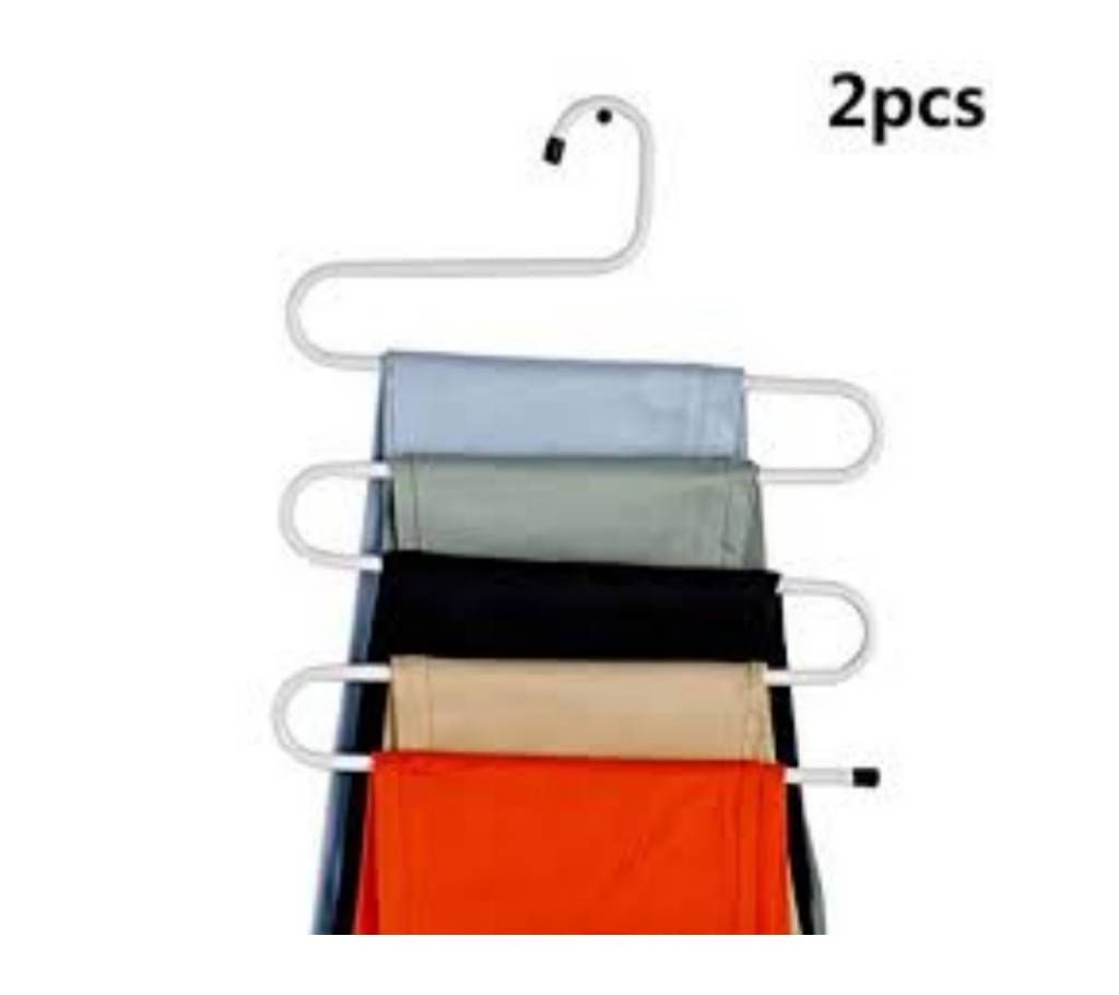 Stainless  Steel Five Layer Hanger 2pcs pack