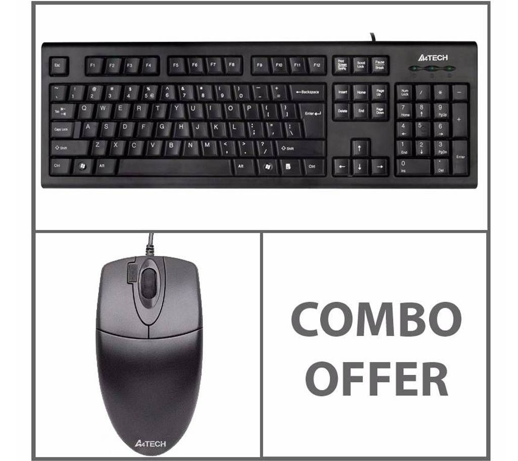 A4 Tech Keyboard & Mouse Combo
