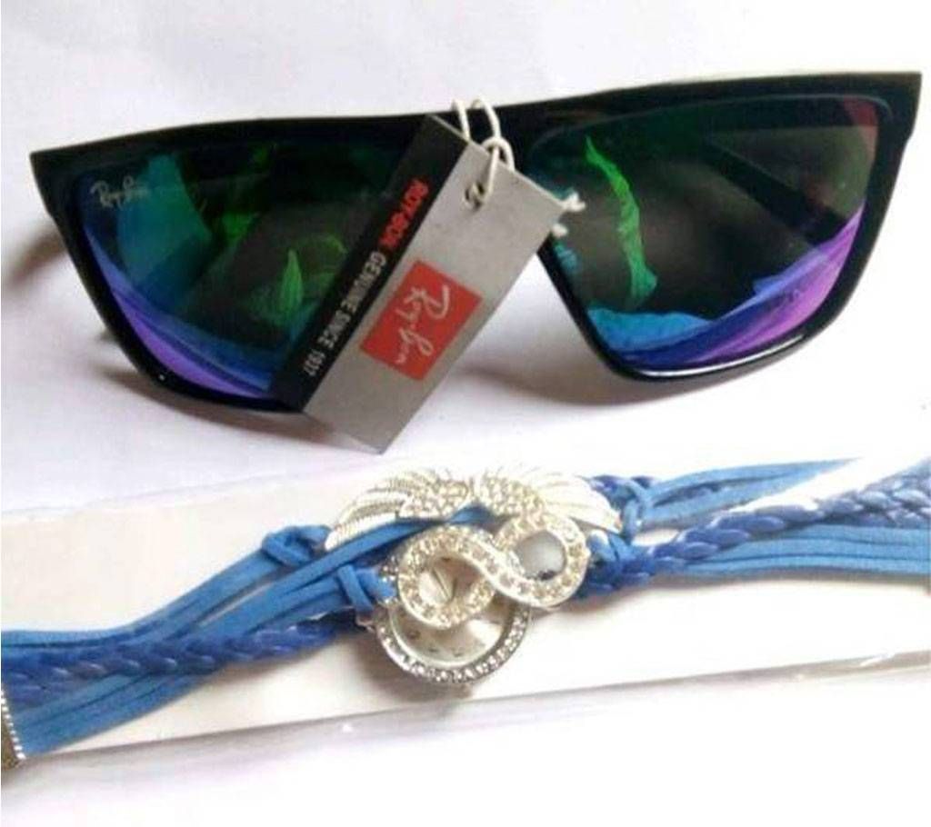 Ladies Bracelet Watch and RAY BAN gents Sun glass