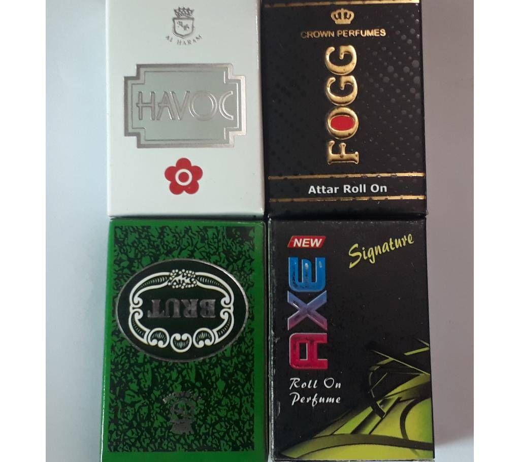 Combo 4 Flavour Mini Perfume (Axe,Brut,Fogg,Havoc) - France