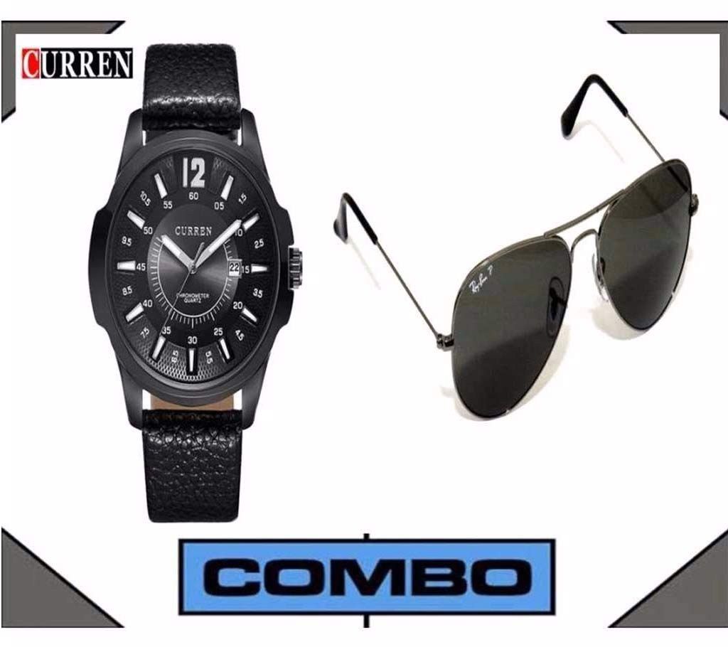 Ray-Ban (copy) sunglasses+CURREN gents watch