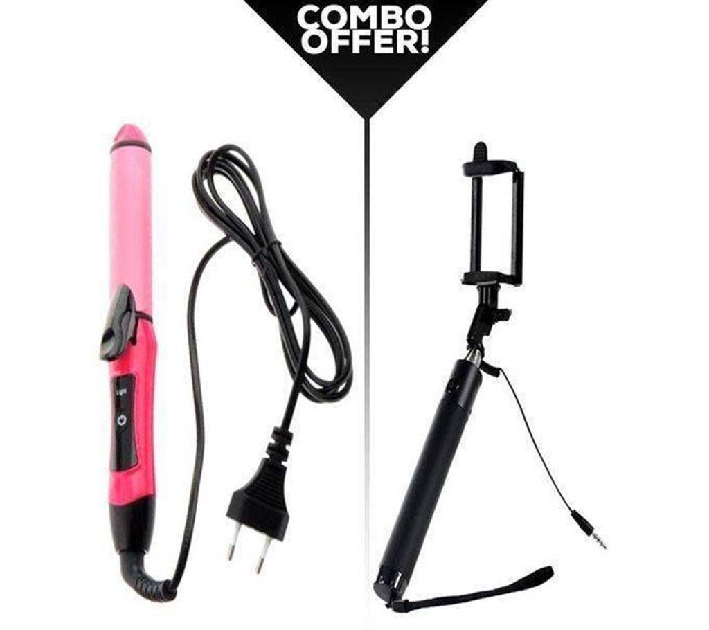 2 in 1 Hair Straightening & Curling Set