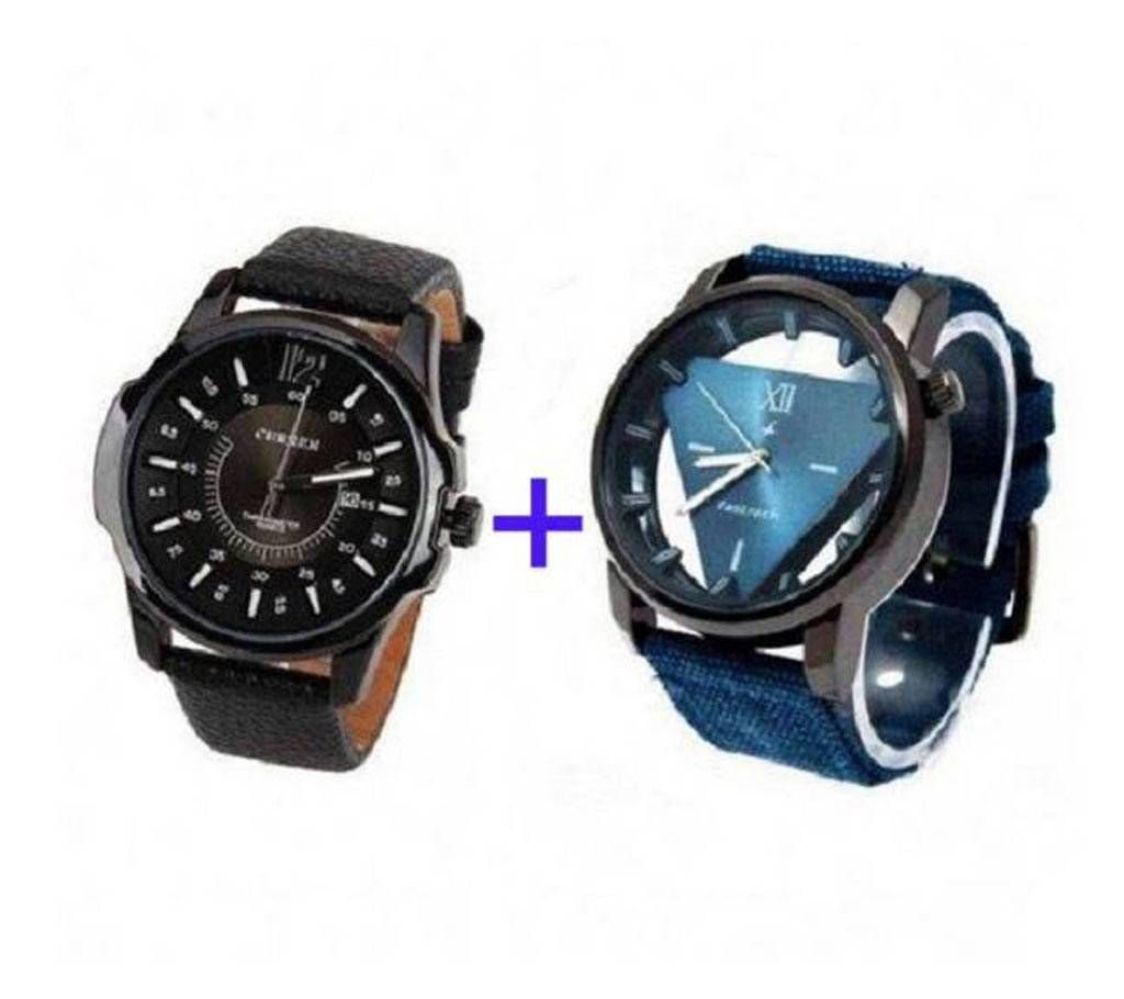 Curren and Fastrack copy wrist watch for men