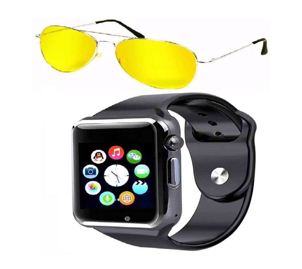 Q7B watch with night vision glass