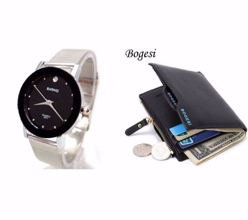 Bariho Watch And Wallet Combo