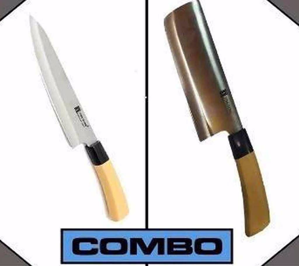 Kitchen Knife and Meat Cutting Knife Combo