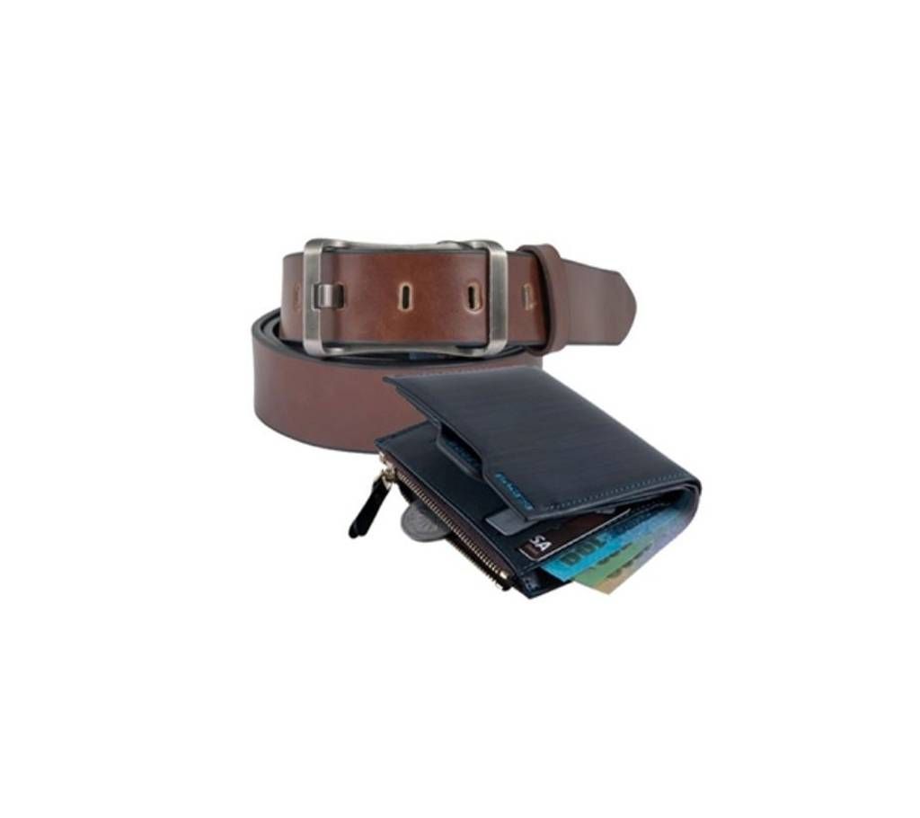 Men's Belt And Wallet Combo Offer