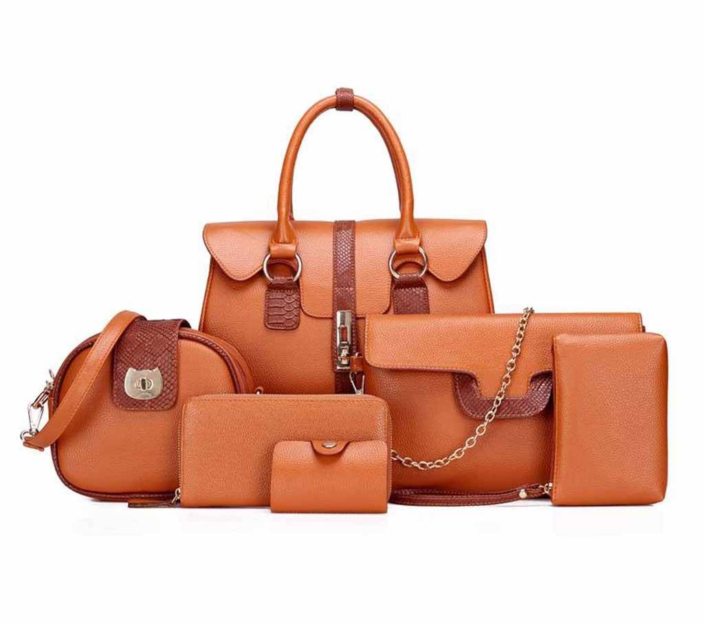 6 in 1 Female Korean Stylish Bag
