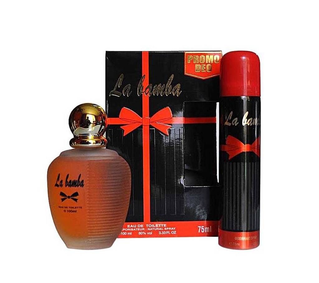 La Bamba Promo Deo Eau De Toilette Parfum combo offer- UAE 