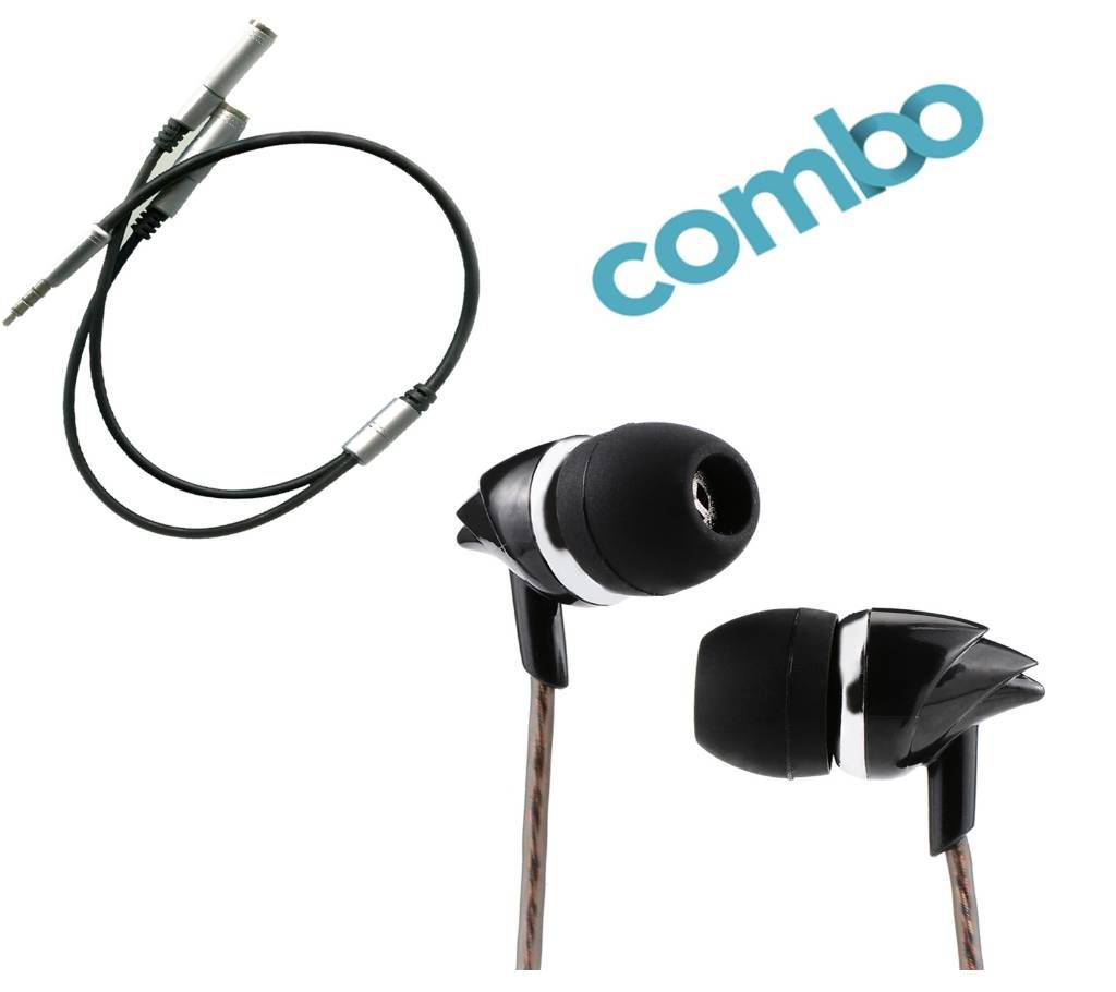 Perfume Earphone +Earphone Spliter