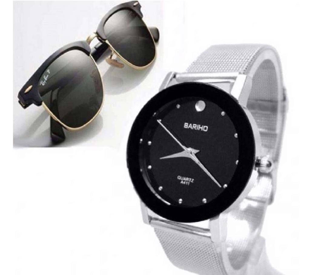 combo off Ray Ban ??sunglass+Bariho gents watch