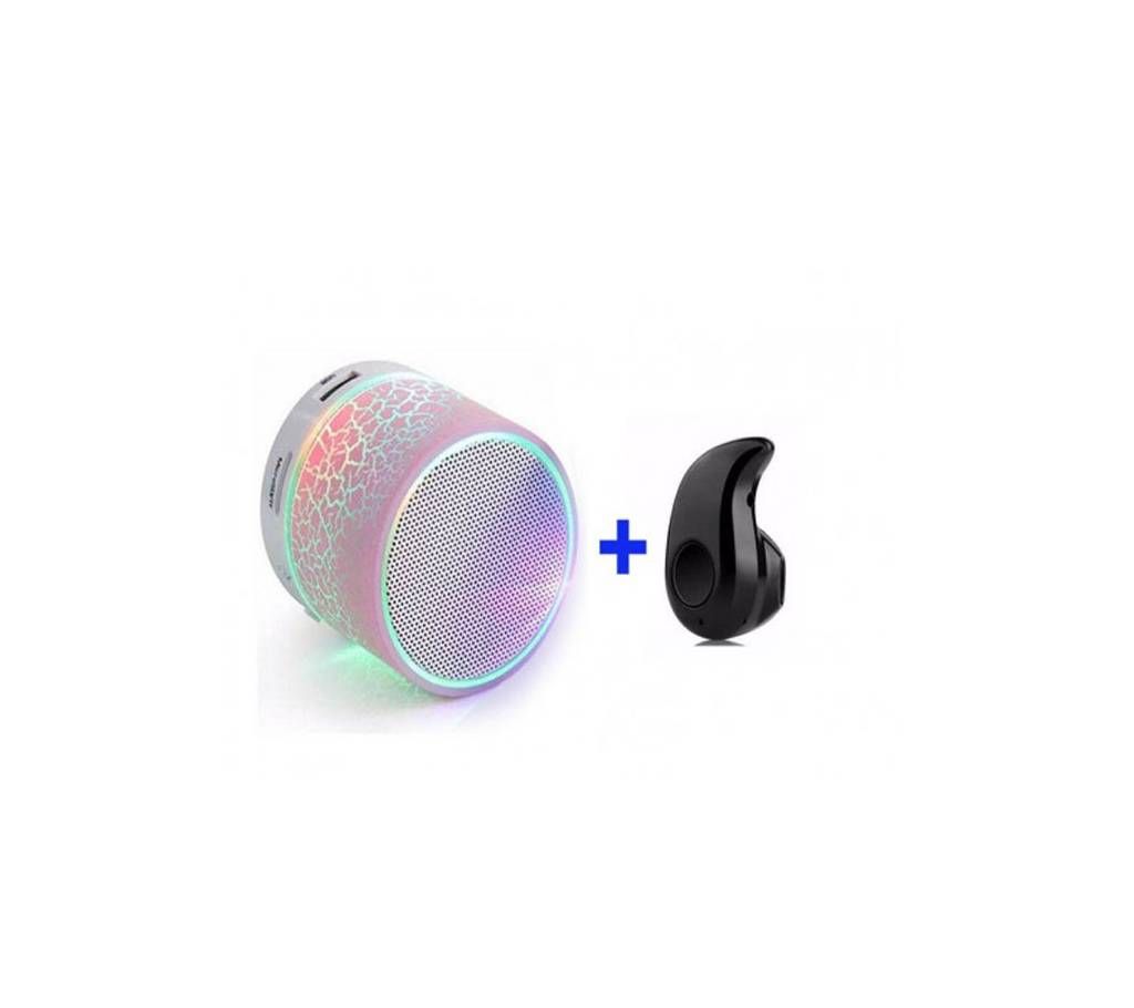 Combo A9 Mini Wireless Bluetooth Speaker and Mini Wireless Bluetooth Headset