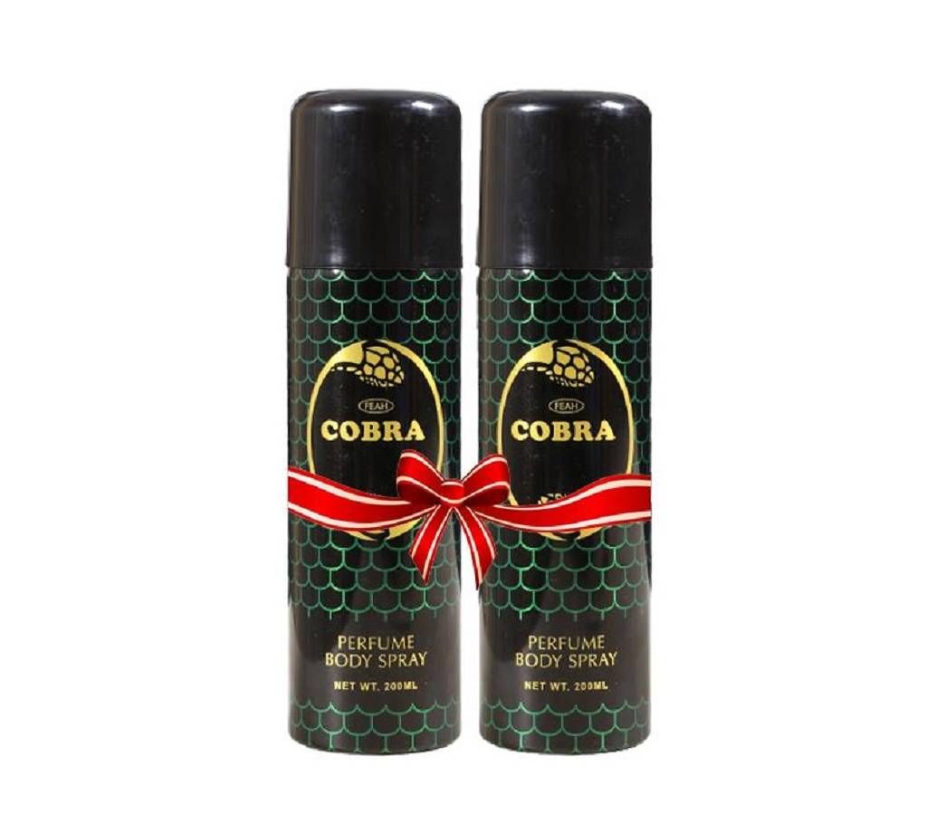 Cobra Perfume Body Spray - 200ml Combo