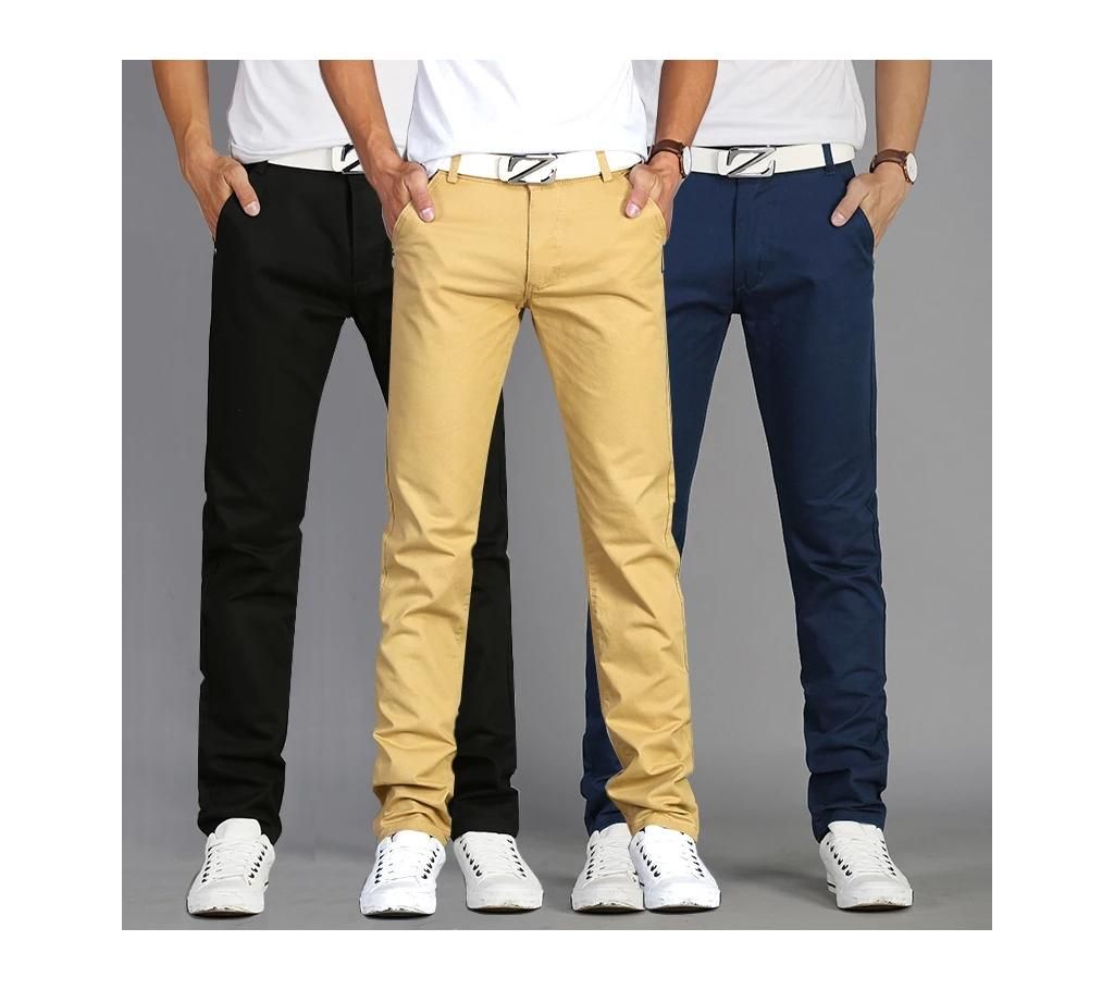 Gabardine Pant For Men Combo Offer 3 Piece 