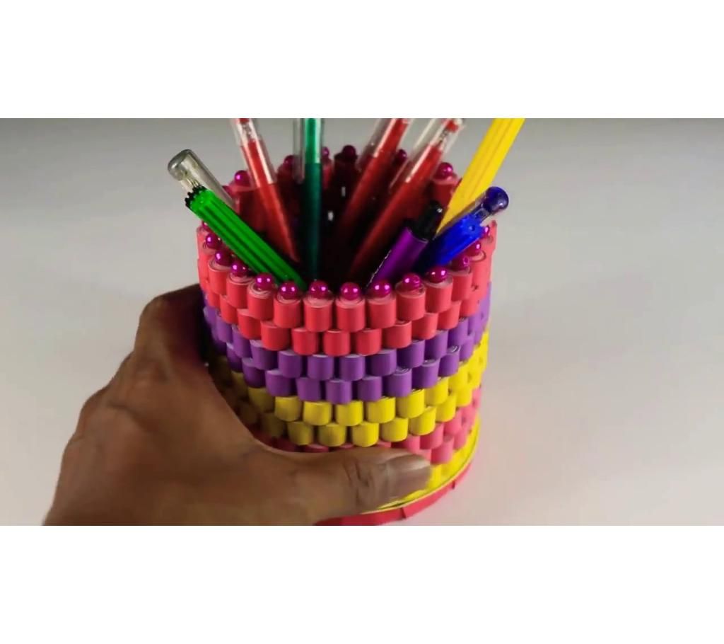 colorful Pen pallet with glue