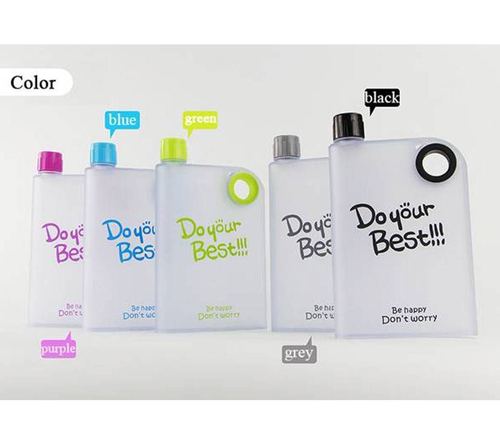 Portable Notebook Water Bottle Combo