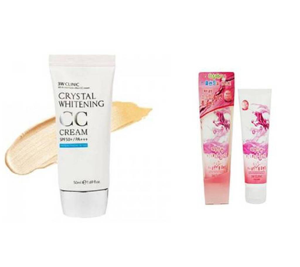 3W Clinic Collagen scrub+CC cream