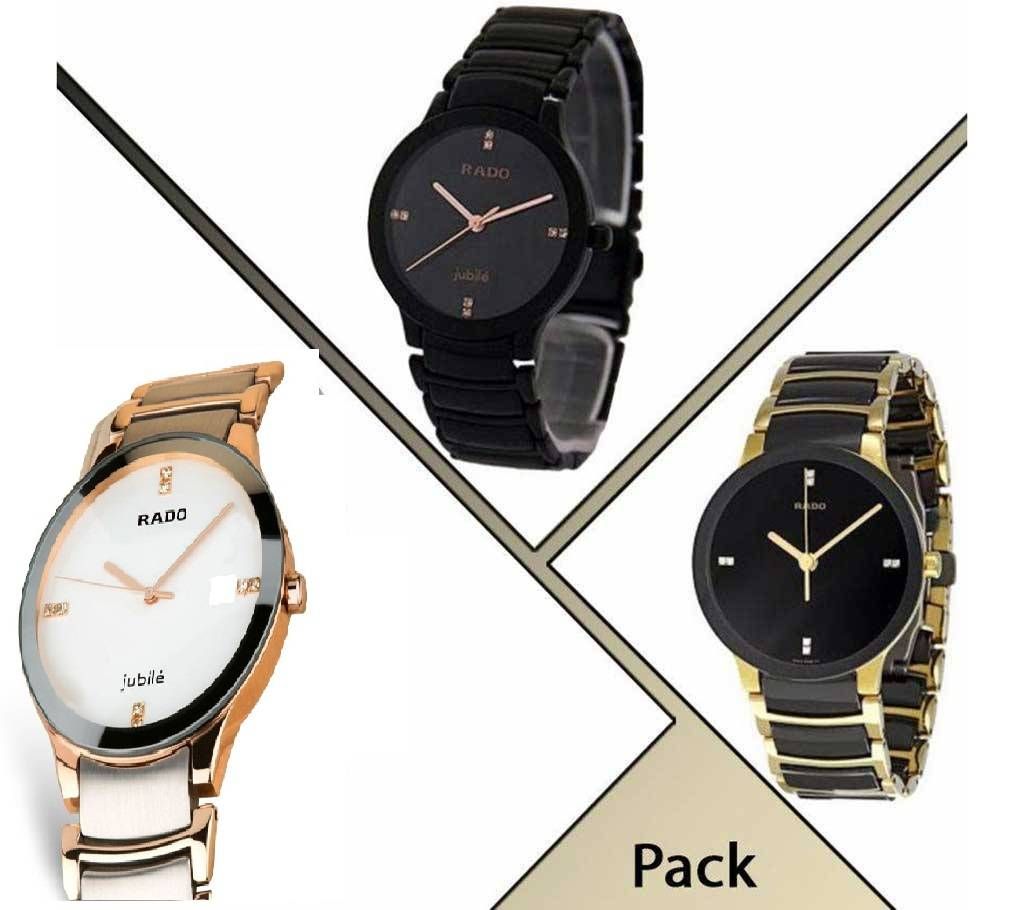 Rado Gentts Recharge Watch (3 Peace Combo)