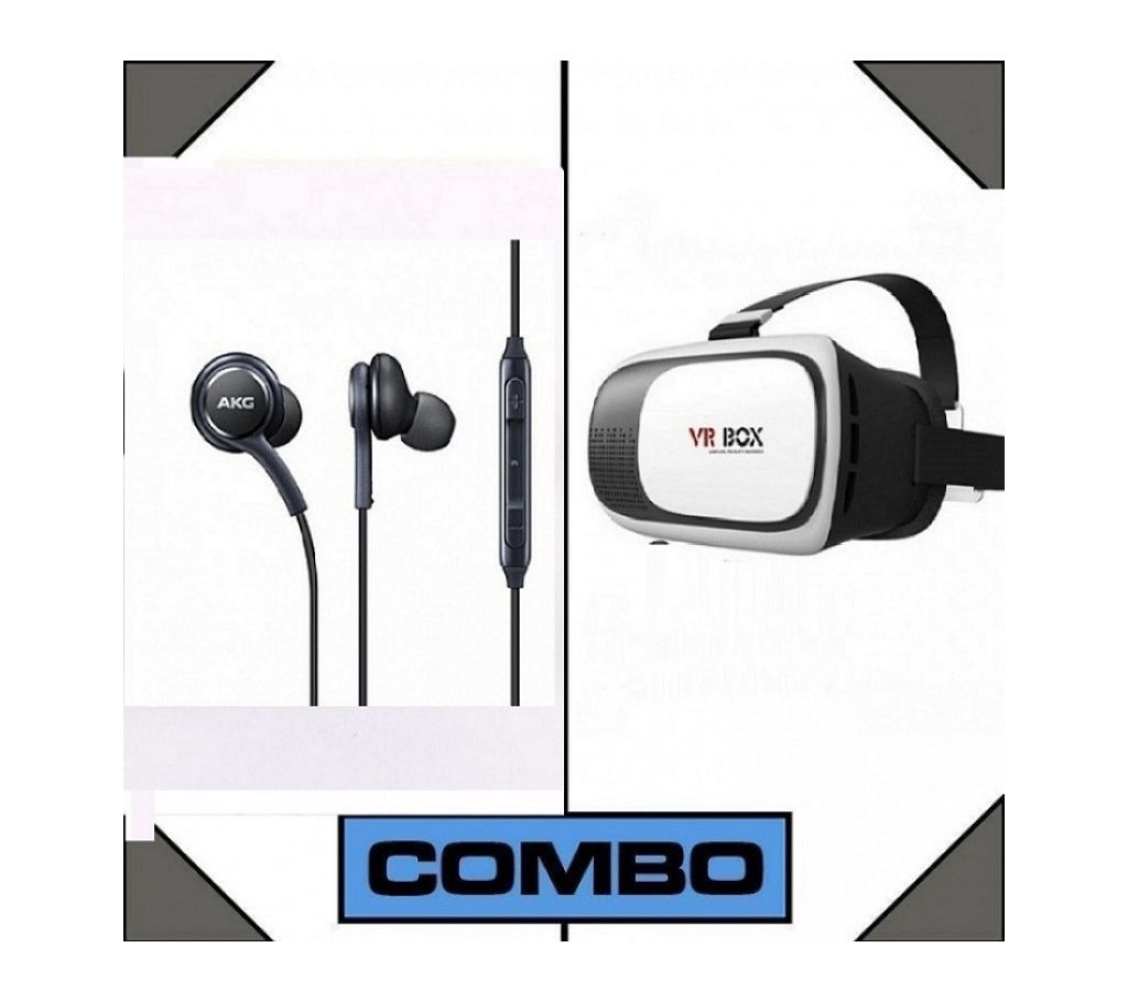 2 in 1 Combo Offer Head set + VR Box -32