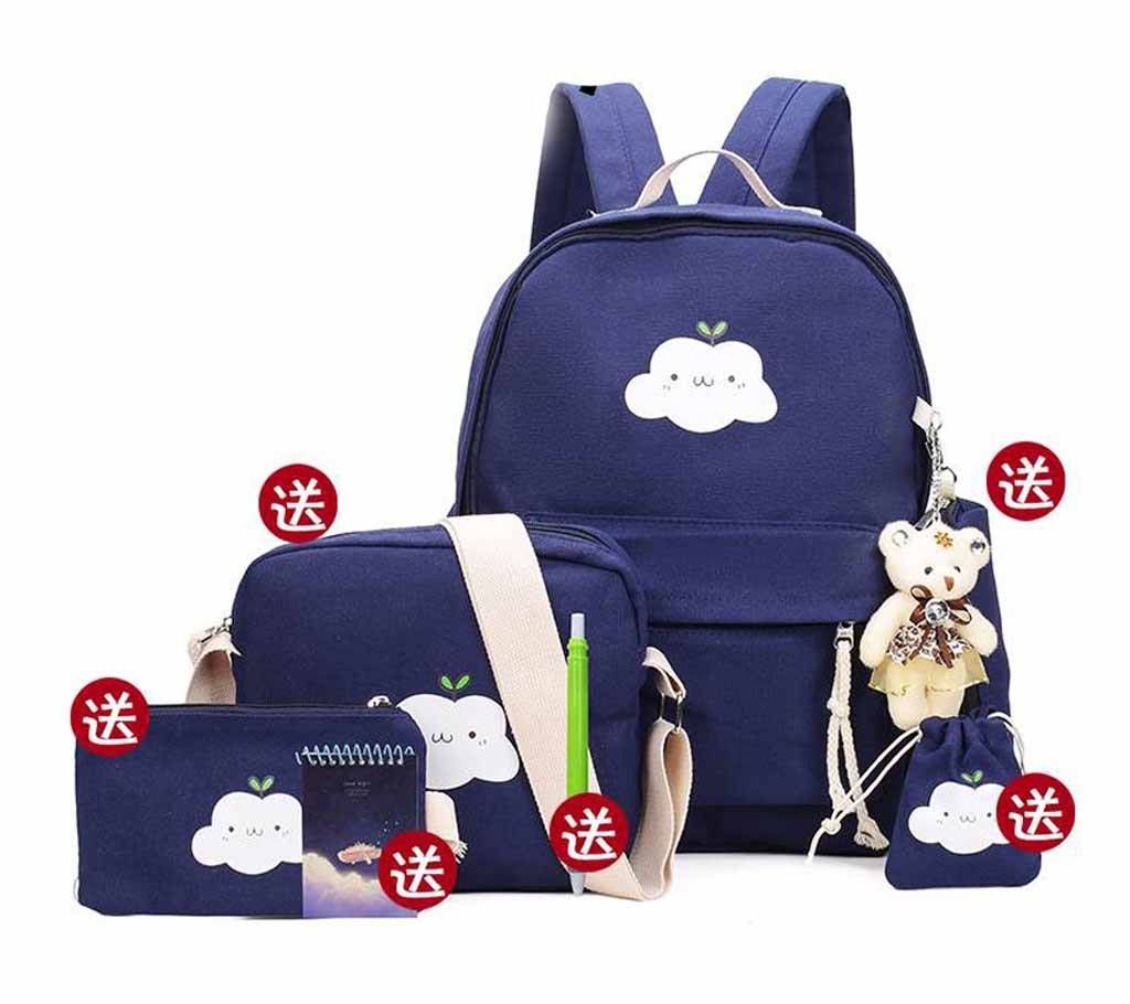 8 in 1 Korean School Backpack