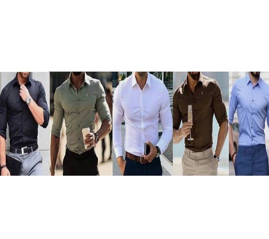 Full sleeve Cotton Shirt 5 pcs combo offer 