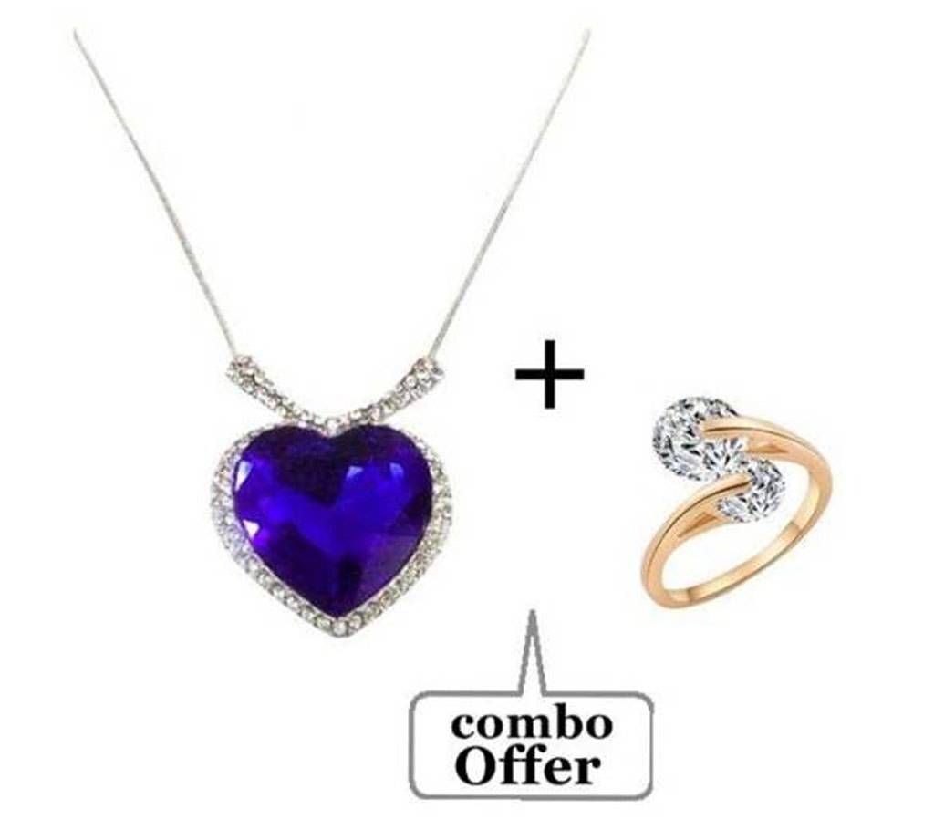 Combo of Jewelry Set and Finger Ring for Women