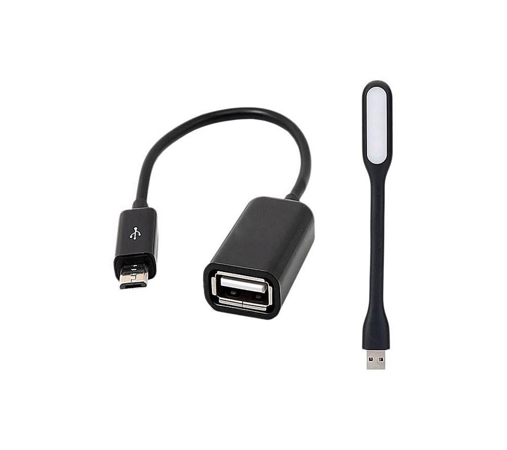 Otg Cable and USB Light