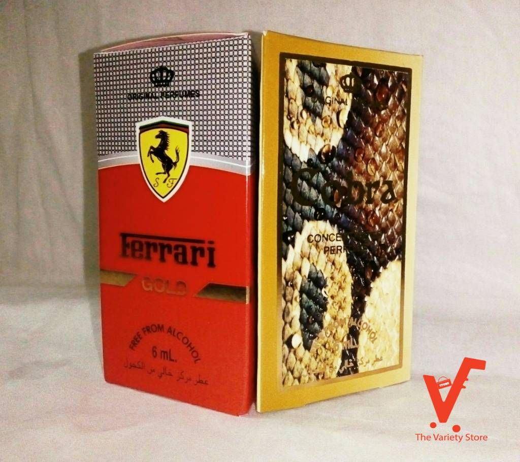 Ferrari Gold + Cobra Attar 6ml each BD