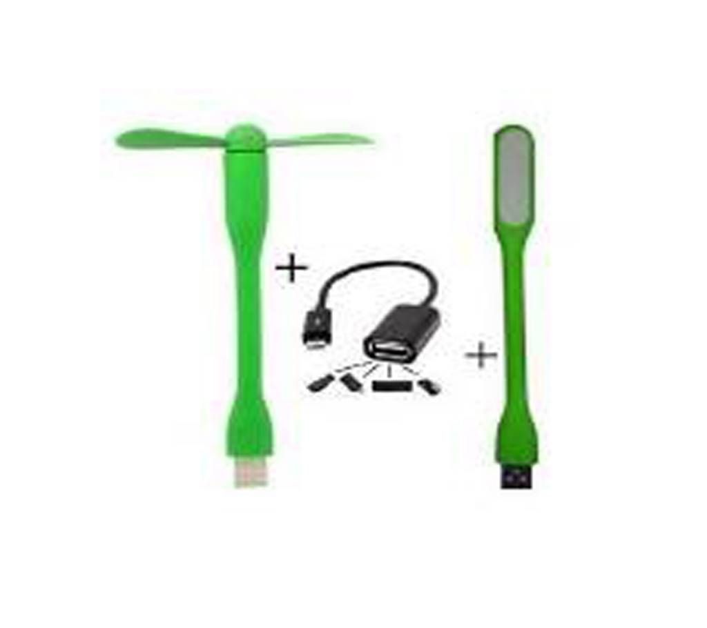 BMI-USB LIGHT.FAN WITH USB OTG Combo
