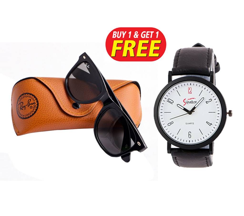 Watch and Sunglasses Buy 1 Get 1 offer