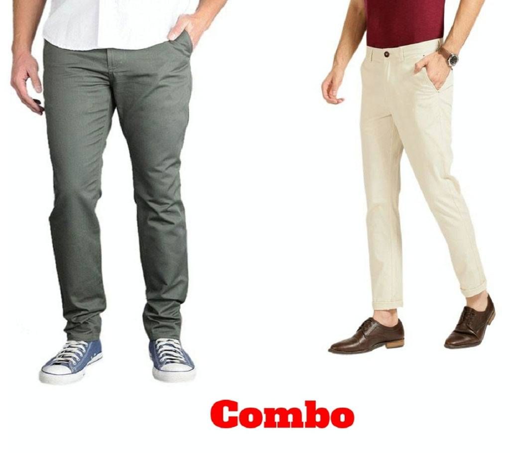 Men's Gabardine Pant - Combo Offer