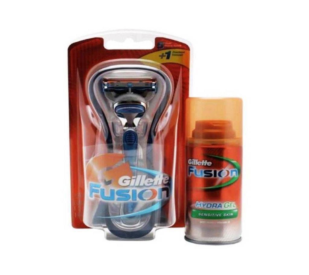 Gillette Fusion Power Razor with Free HydraGel75ml