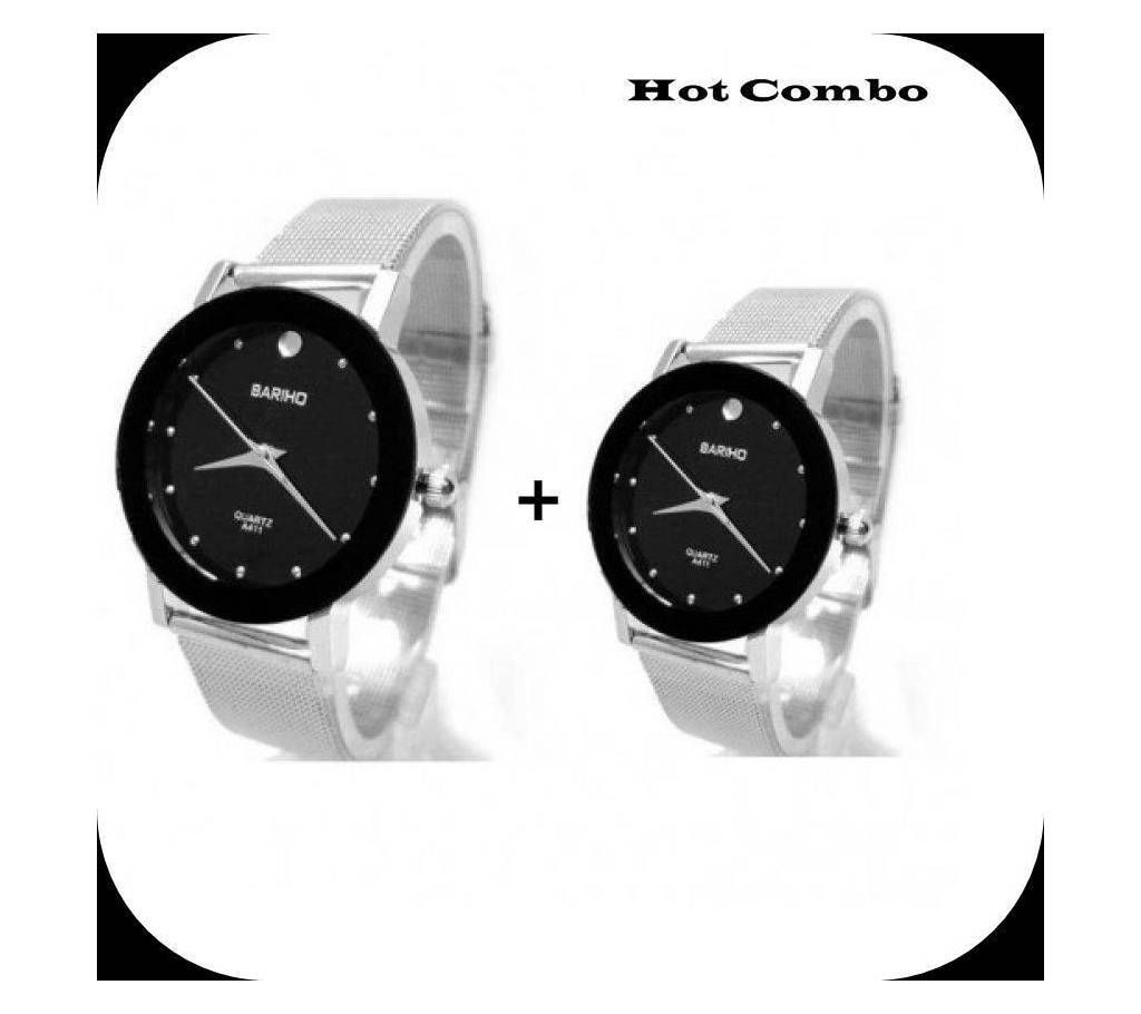 Combo of Men's Analog Watch + Bariho Women's Analog Watches 