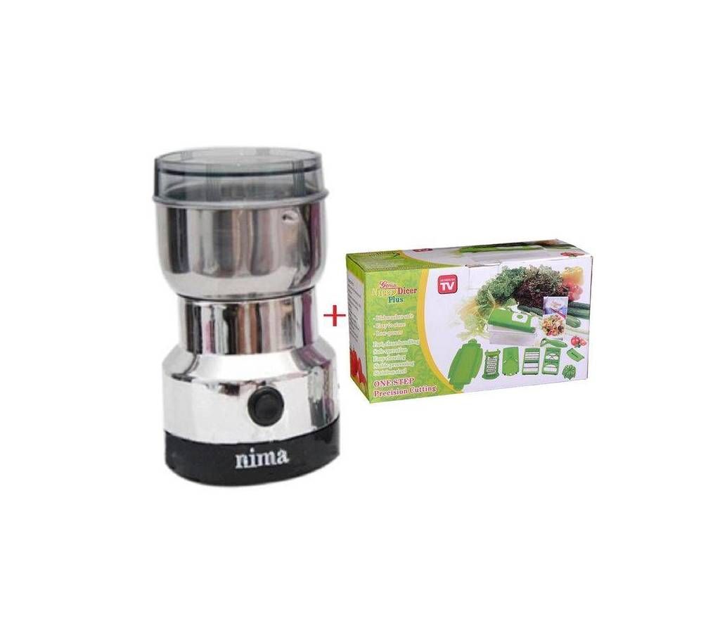Nima Electric Grinder & Nicer Dicer Plus Combo