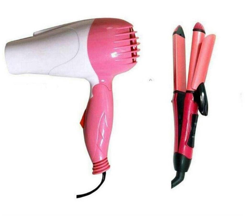 Nova 2 in 1 Hair Straighter & Dryer Combo offer 