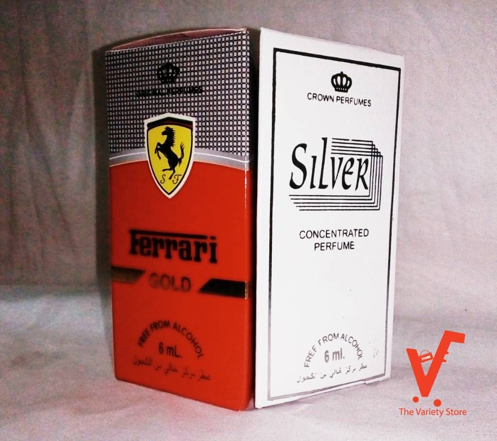 Ferrari Gold + Silver Attar 6ml each Bangladesh