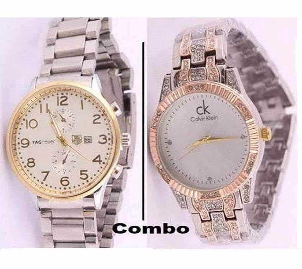 TAG HEUER Joints + CK Ladies Wrist Watch (Couple Combo)