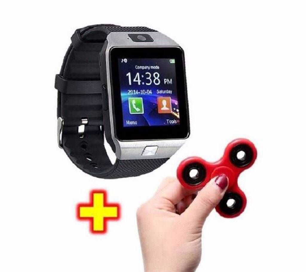 DZ09 Android Mate Watch & Fidget Spinner Combo