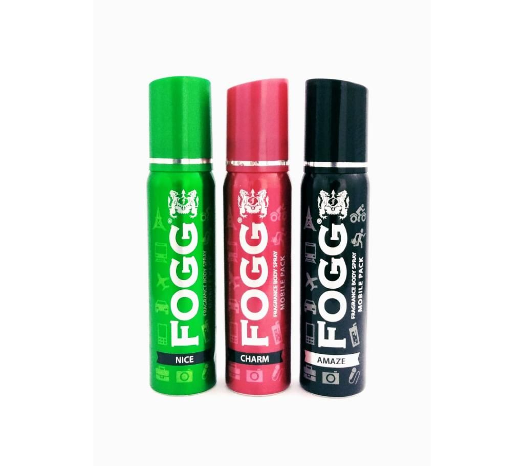 Combo of Fogg (Nice, Amaze & Carm) Menz Deodorant - India 