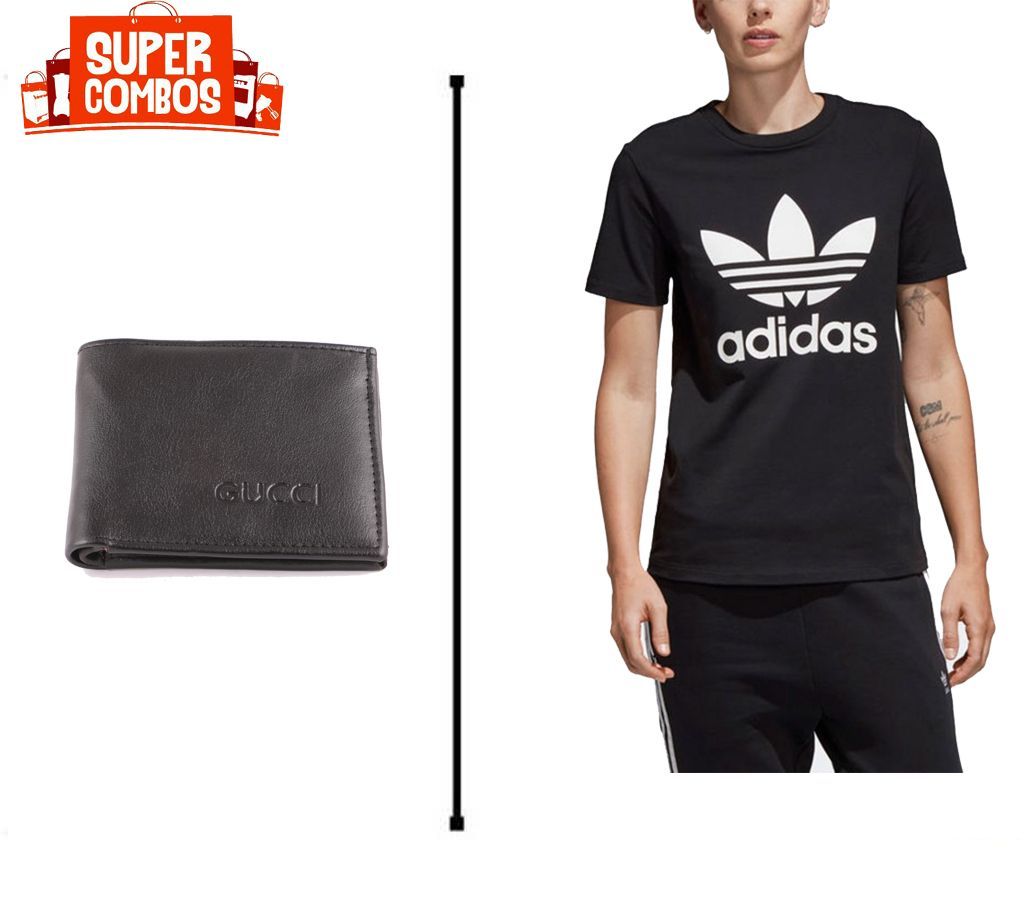 MENS T SHIRT WITH WALLET COMBO OFFER