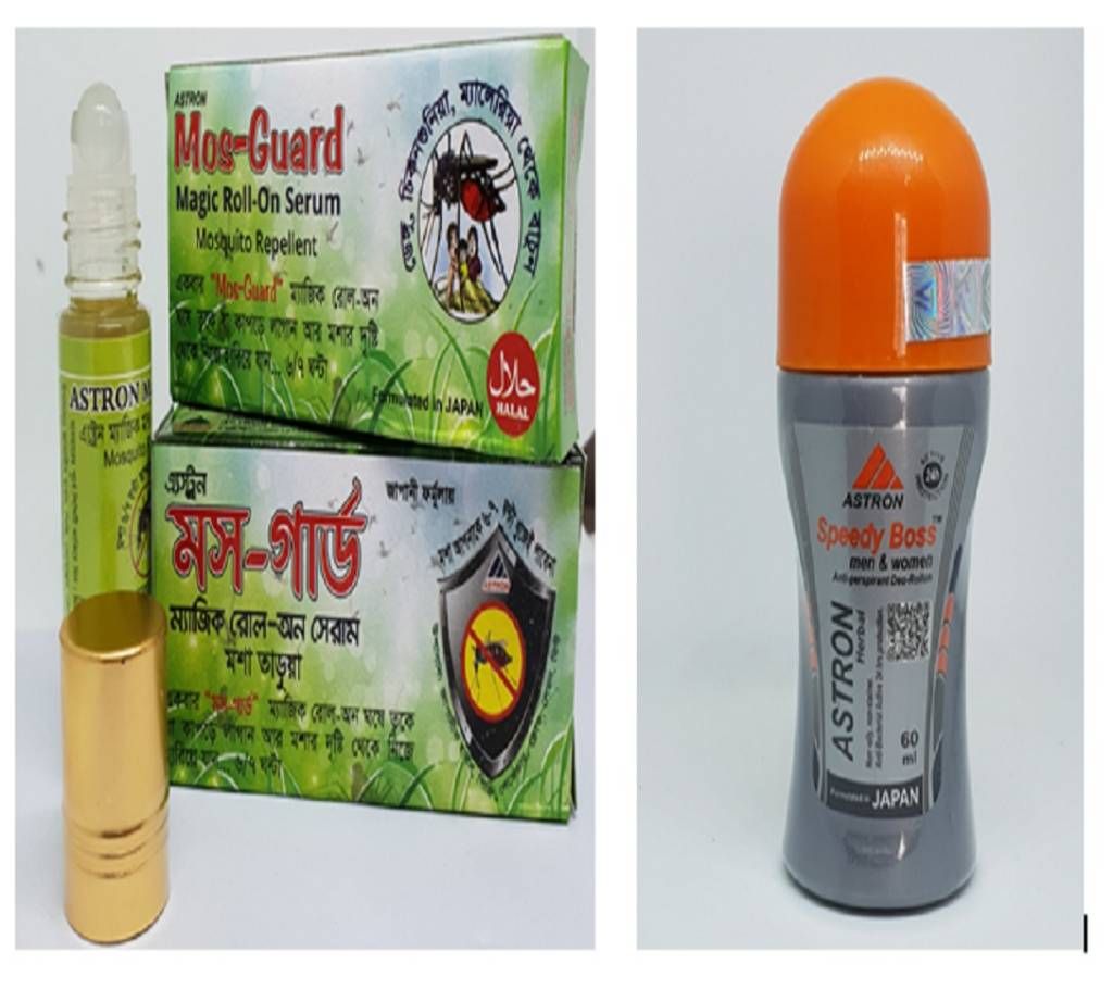 Mos-Guard & Speedy Boss Anti perspirant Roll On Combo Offer
