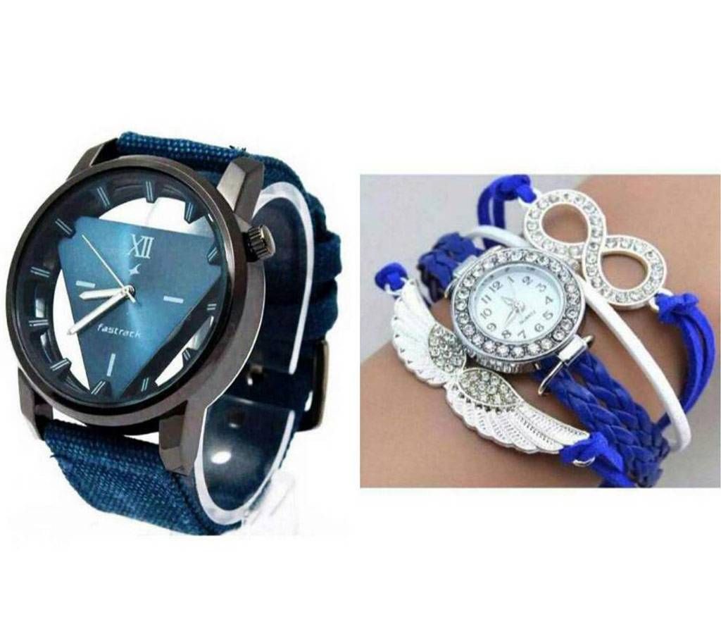 FASTRACK GENTS REVIEW Watch + Ladies Bracelet Watch Combo (Copy)