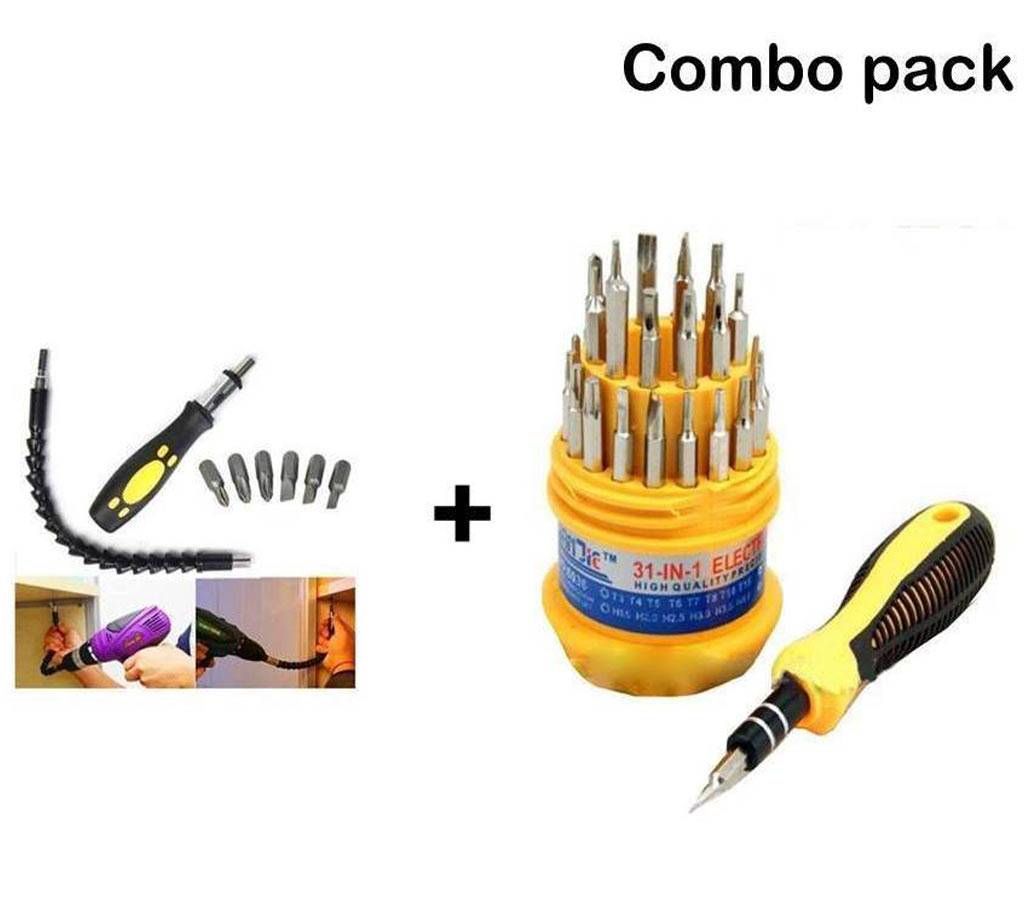 31 In 1 Screwdriver Set +Hanperal Useful 12" Snake